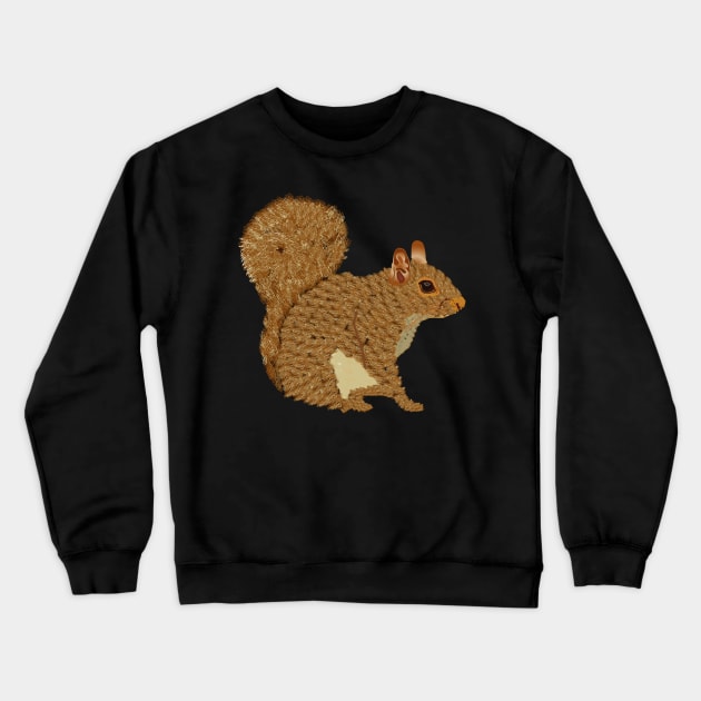 Squirrel wo Txt Crewneck Sweatshirt by twix123844